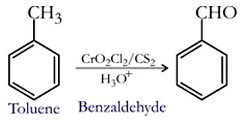 Image result for toluene to benzaldehyde